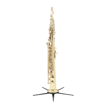 1 Gab., Soprāna Saksofons Stāvēt Ar Piecām Kājām Saksofonu Turētājs Salokāms Portatīvo Woodwind Instrumentu Sax Piederumi