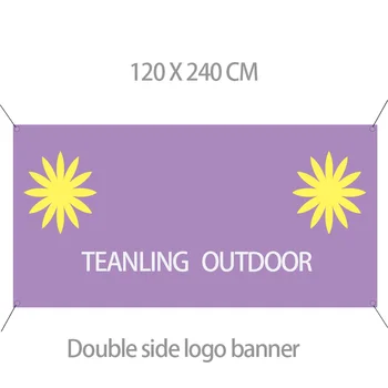 120*240CM Banner Dubultā Sānu Logos Āra Veicināšanas Sienas Ekrāns Baneri Posmā Un Pasākumiem Biznesa pasākumu