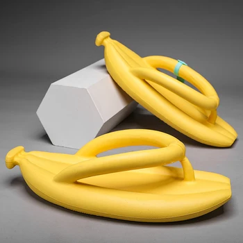 2023 Modes Banānu Čības Vīriešu Vasaras Masāža Flip Flops Vīriešu Dizainers Gadījuma Slaidi Vīrieši, Bez Slīdēšanas EVA Pludmales Čības Āra