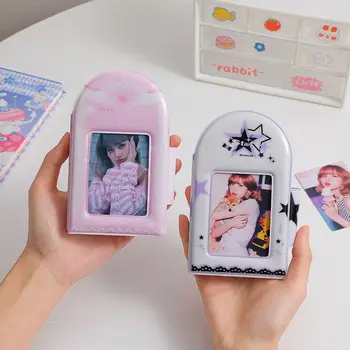 3 Collu Mini Faniem Polaroid Albuma Studentu Kancelejas Preces Anime Kartes Grāmatu Photocard Turētājs Elks Karšu, Grāmatu, Kartes, Savākt Grāmata