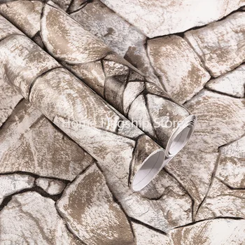 3D Retro Ķieģeļu pašlīmējošas Tapetes Rūpniecības Stila Bārs Apdare, frizētava Fona Sienas Instant Uzlīmes PVC Tapetes