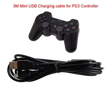 3M 10ft Multi Kontrolieris USB Lādētāja Lādēšanas Kabeli Vadu Playstation 3 PS3 Piliens Kuģis