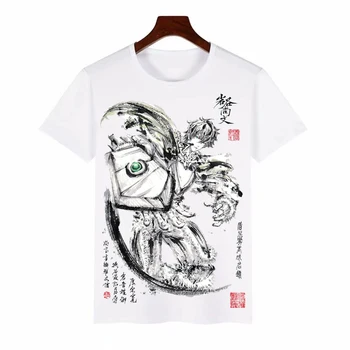 Anime Celšanās no Shie Sērija Classic T Krekls, Vīriešu, sieviešu T-krekls Tintes glezna īsām piedurknēm T-krekls
