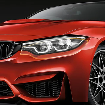Anti-sadursmes PPF Auto Krāsas Aizsardzību Filmu par BMW M4 F82 2015-2020 Auto Caurspīdīgs Aizsardzības Lukturu Atpakaļskata Spoguļi Plēves