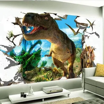 beibehang 3d tapetes custom sienas dinozauri fonā sienas gleznojums, foto,bērnu istabas dekori tapetes sienām, 3d