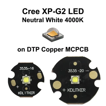 Cree XP-G2 R5 5C1 Neitrāli Balts 4000K SMD 3535 LED Avotu Lukturīti DIY Biezumu Spēcīgs Gaismas Lāpu