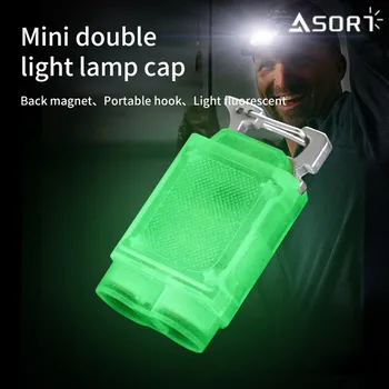 Daudzfunkcionāls Mini EDC LED Lukturīti, Āra Dual Gaismas Avots Klp Lampas Apgaismojuma Lukturītis Alumīnija Sakausējuma Bloķēšanas Pudele Nazis