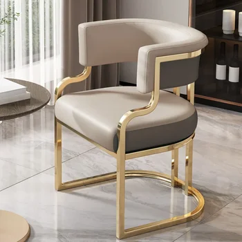 Dzīvojamā Istaba Krēslu Dizaina Birojs Ziemeļvalstu Stils, Grims Metāla Ēdamistabas Krēsli Luksusa Mūsdienu Elegants Chaises Salle Silītē Mēbeles