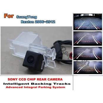 Iepriekš Japānas importa HD CCD Pamatnes Dziesmas Mikroshēmu SsangYong Rexton Y300 2006 ~ 2012 ackup Atpakaļskata Kameras / Augstas Kvalitātes
