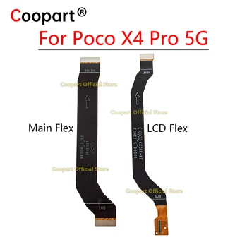 Jaunas Oriģinālas Galvenās Valdes Savienotājs USB Valdes LCD Ekrānu Flex Kabelis Xiaomi Poco X4 Pro 5G / X4 GT Remonta Daļas