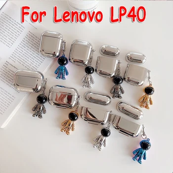 Karikatūra seguma Lenovo LP40 Gadījumā Bluetooth Austiņas Gudrs Lenovo Capa Thinkplus Austiņas LP40 Būtiska Anti-fall Soma