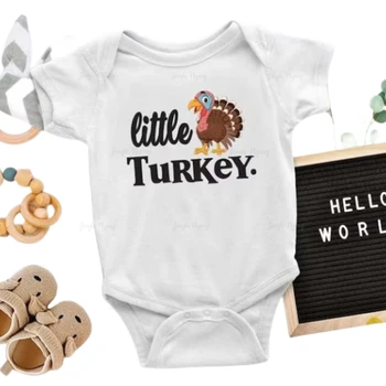 Maz Turcija Pateicības Krekls Minimālisma Turcija Bērnu Bodysuit Grūtniecības Sludinājumu Iepriekš Sarucis Bērnu Kombinezonus