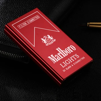 Modes Automātiska Vāka Metāla Tievs Cigarešu Etvija Turētājs 20 Spieķu Alumīnija Sakausējuma Sieviešu Vāciņu Cigarešu Kaste
