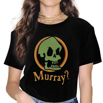 Monkey Island Murray T Krekls Punk Sieviešu Lakrosa Vasaras Harajuku O-veida Kakla TShirt