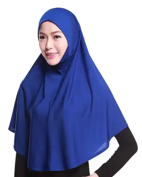 Musulmaņu Sievietes Hijab Pilnībā Segtu Khimar Turban Plīvurs Instant Šalles Arābu Viens Gabals Lūgšanu Ramadāna Islāma Klp Femme Burqa Galvas Lakatu