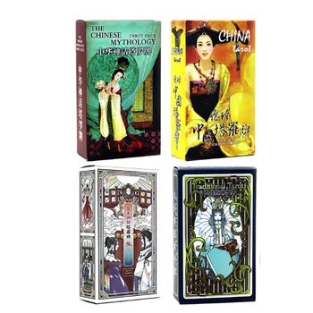 Noslēpumaina Tarot Kārtis, Zīlēšana Personas Kartes Spēle Sievietēm angļu/Ķīniešu Versija