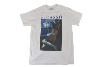 Pikaso Vīriešu Klasiskās Glezniecības Balts Krekls Jaunais S, M, L un ar garām piedurknēm