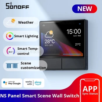 SONOFF NSPanel Smart Scene Sienas Slēdzi ES/ ASV Wifi Smart Termostats Displeja Maiņa All-in-One Kontroli, Alexa, Google Home