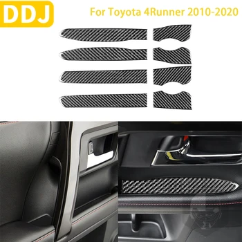 Toyota 4Runner 2010-2020 Piederumi Oglekļa Šķiedras Interjera Durvju Uzglabāšanas Spēļu Panelis Melns, Uzlīmes Apdare
