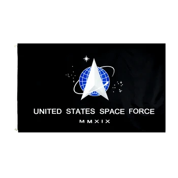 Yehoy 90*150cm ASV Kosmosa Spēkā USSF Karoga Dekorēšanai