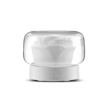 Ēteriskās Eļļas, Aromterapija Difusor Ar Siltu un Krāsu LED Nakts Lampa Humidificador 400 ML Moutain Apskatīt Aromāta Izkliedētājs BPA Brīvs